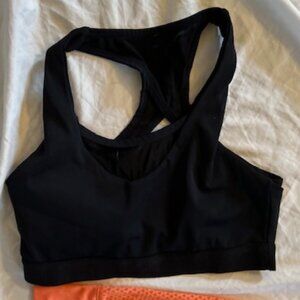 🌟 size small sports bra womens active wear  black work out
